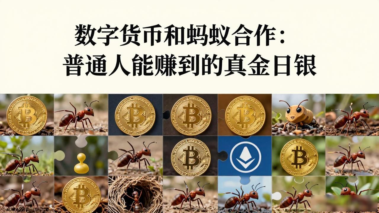 数字货币和蚂蚁合作：普通人能赚到的真金白银
