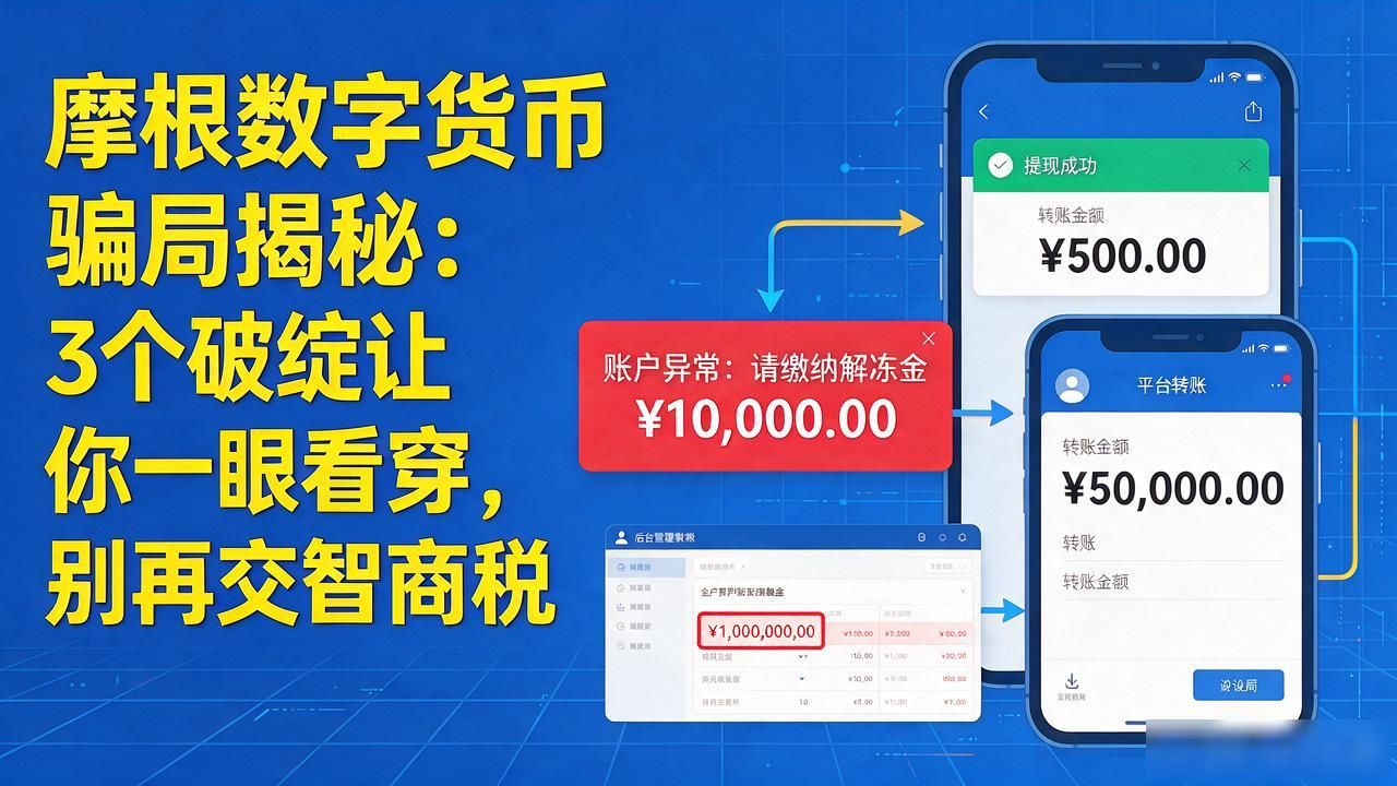 摩根数字货币骗局揭秘：3个破绽让你一眼看穿，别再交智商税