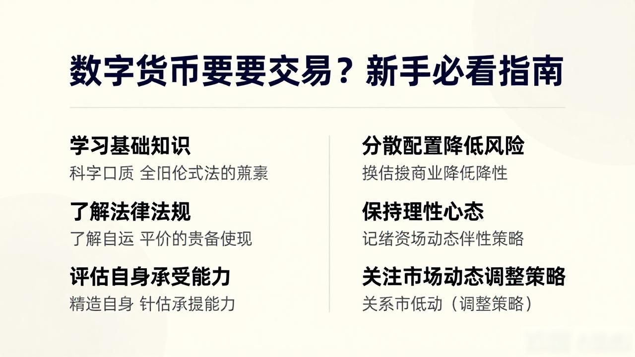数字货币要不要交易？新手必看指南