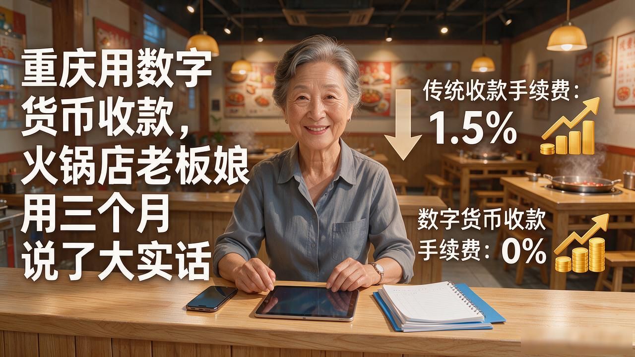 重庆用数字货币收款，火锅店老板娘用三个月说了大实话