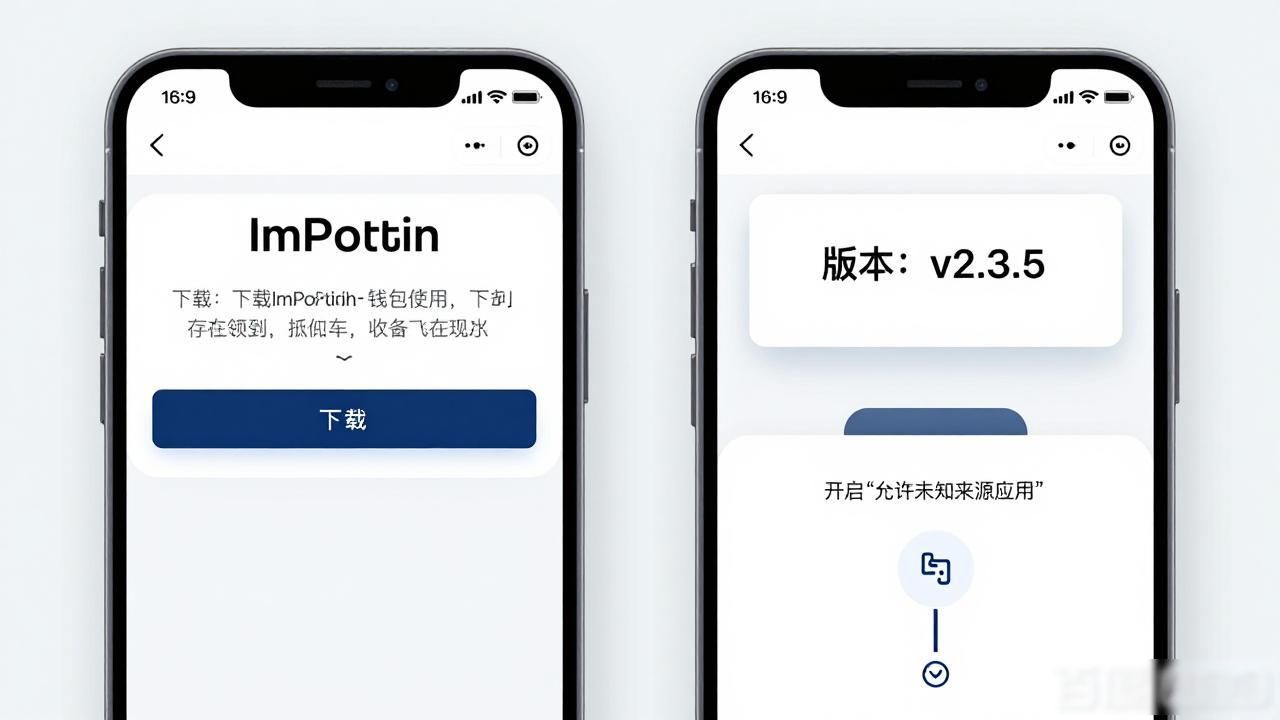 安卓手机安全下载ImToken钱包三步指南