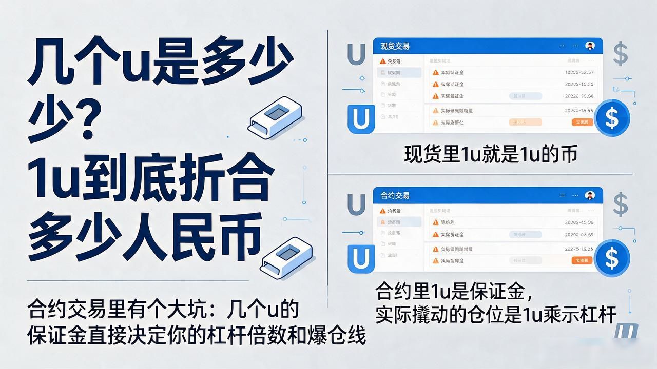 数字货币几个u是多少？1u到底折合多少人民币