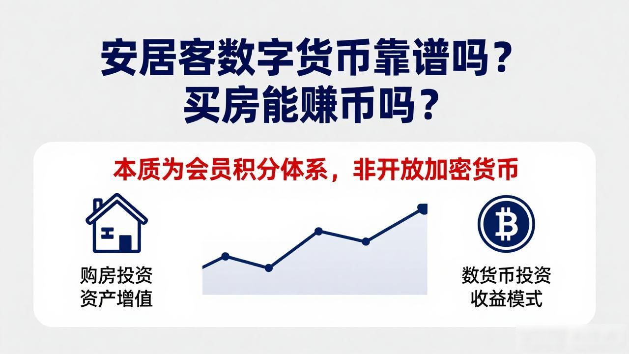 安居客数字货币靠谱吗？买房能赚币吗？