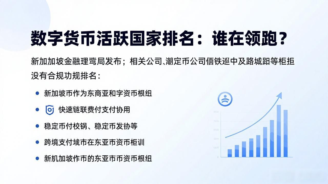 数字货币活跃国家排名：谁在领跑？