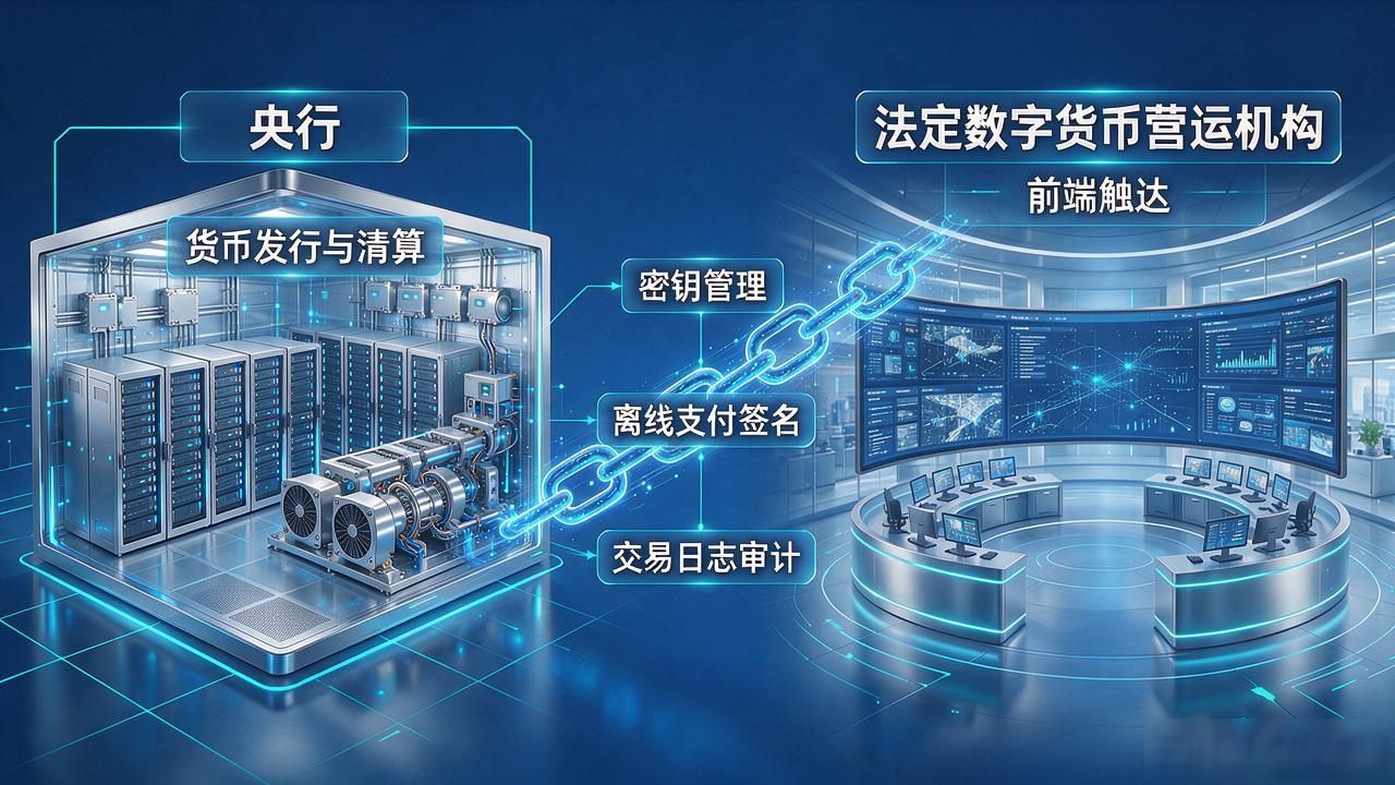 法定数字货币营运机构：谁负责、管什么、和银行怎么配合