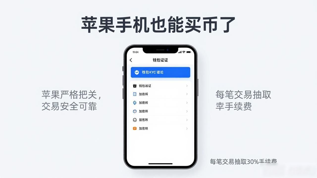 苹果手机也能买币了