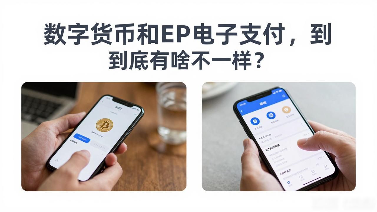 数字货币和EP电子支付，到底有啥不一样？
